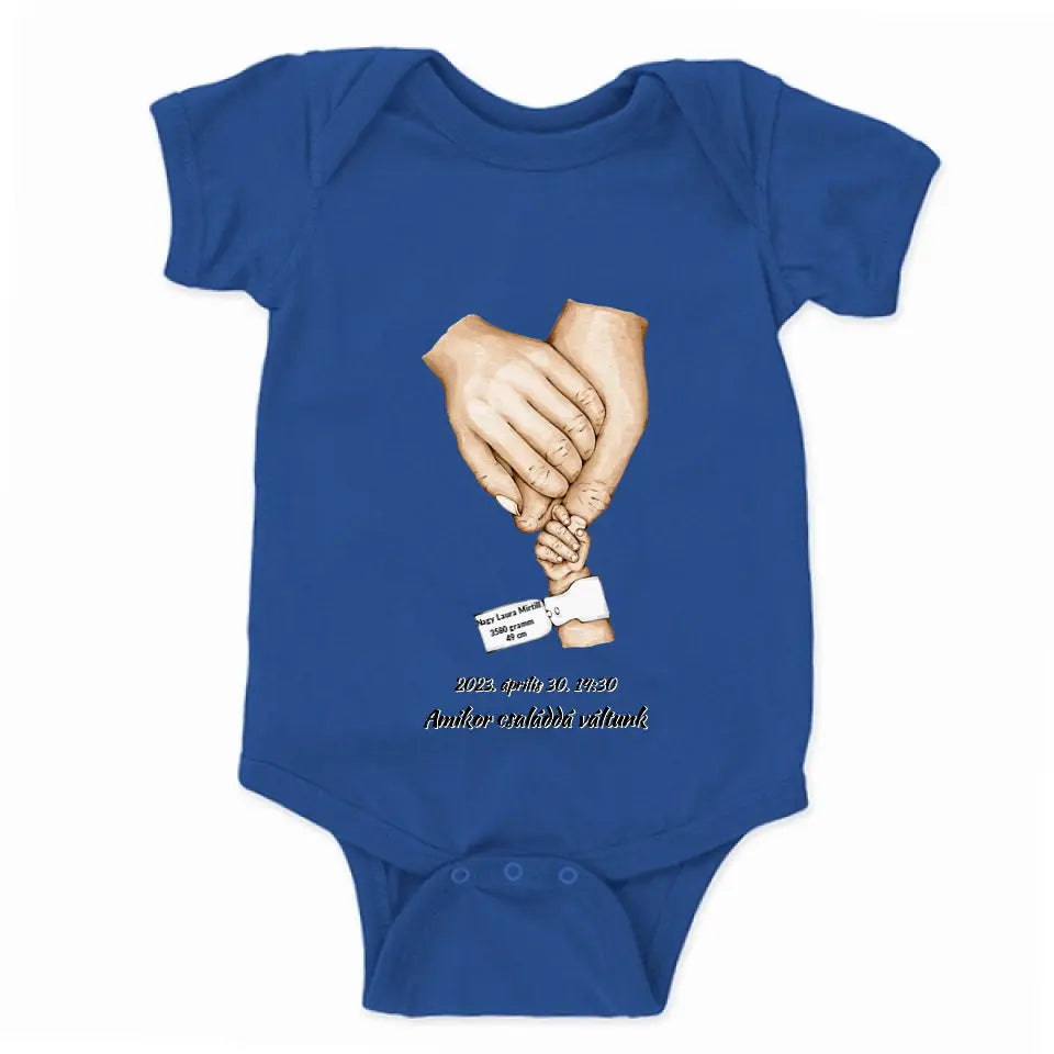 Újszülött személyre szabható baby body