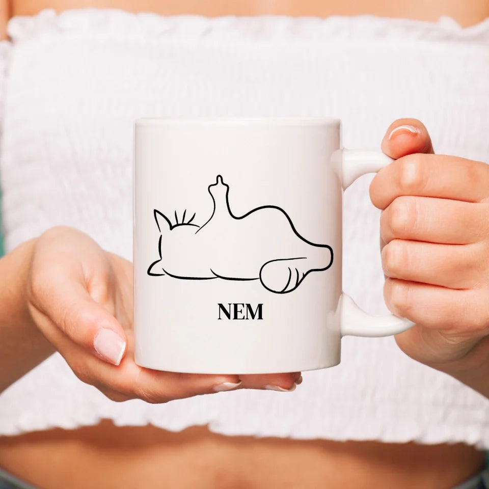 NEM - macskás bögre