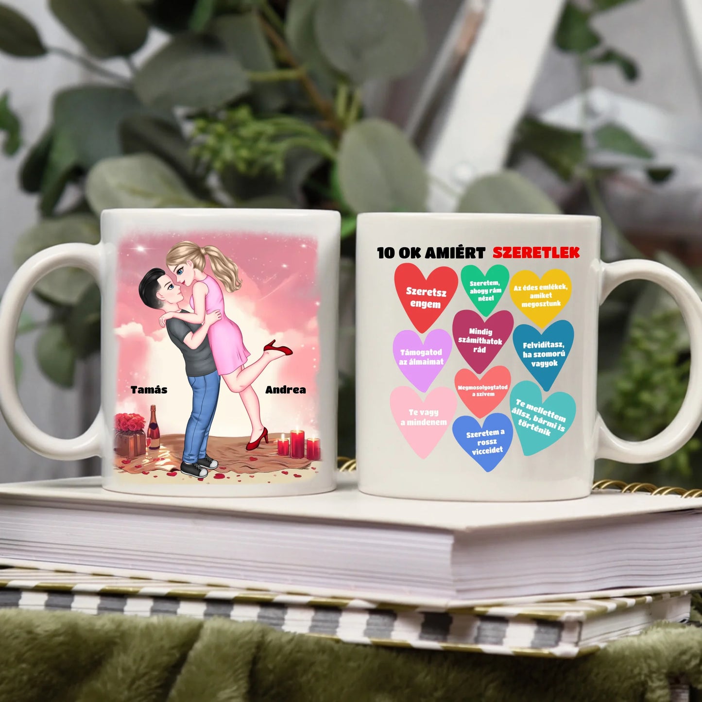 10 ok amiért szeretlek egyedi bögre