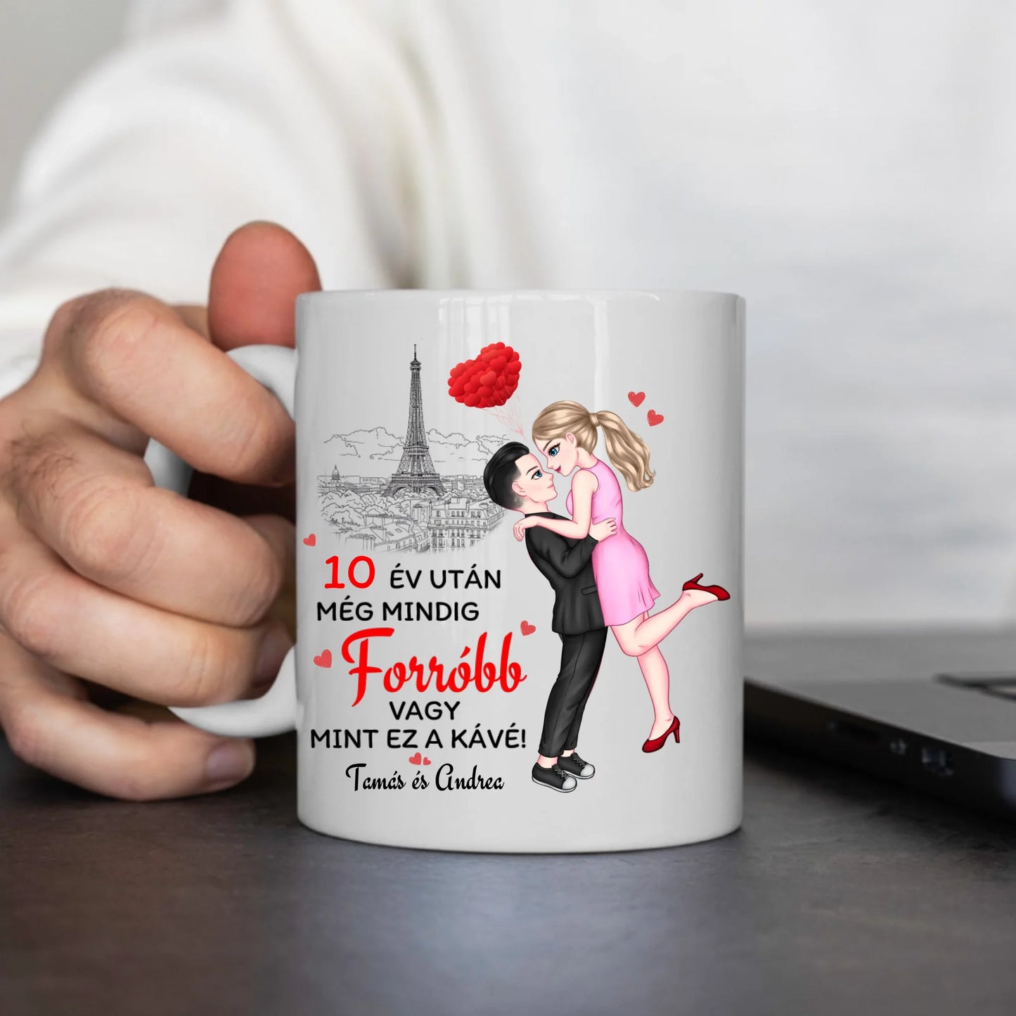 Egyedi még mindig forróbb vagy mint a kávé - bögre