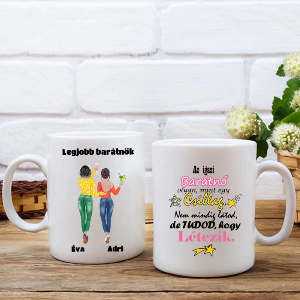 Party 2-3 barátnős egyedi bögre