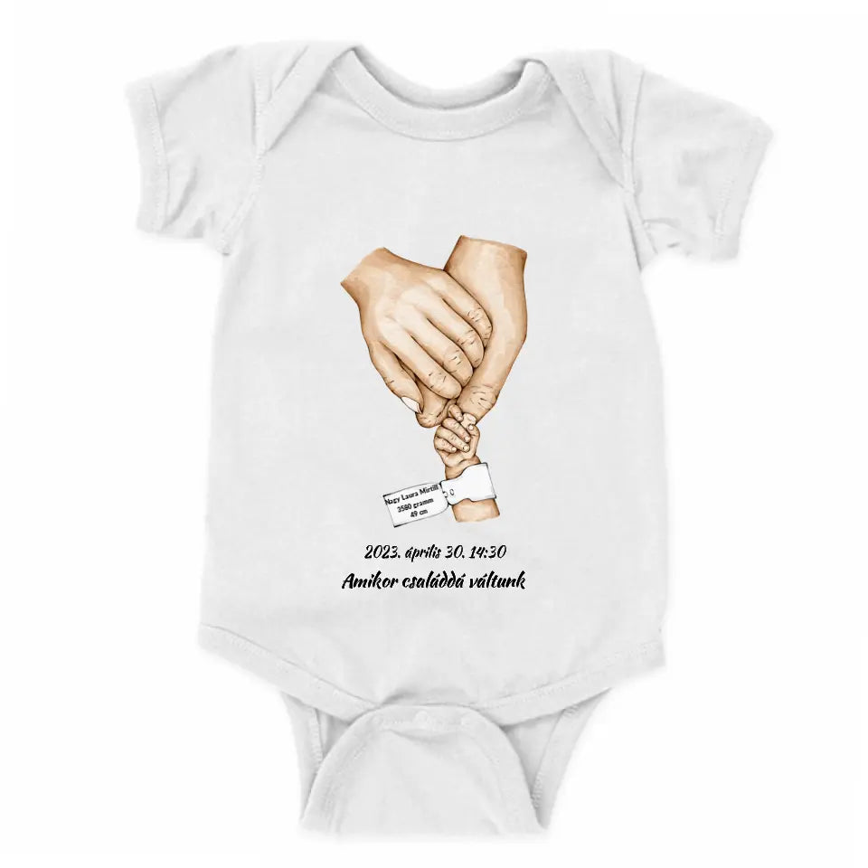 Újszülött személyre szabható baby body