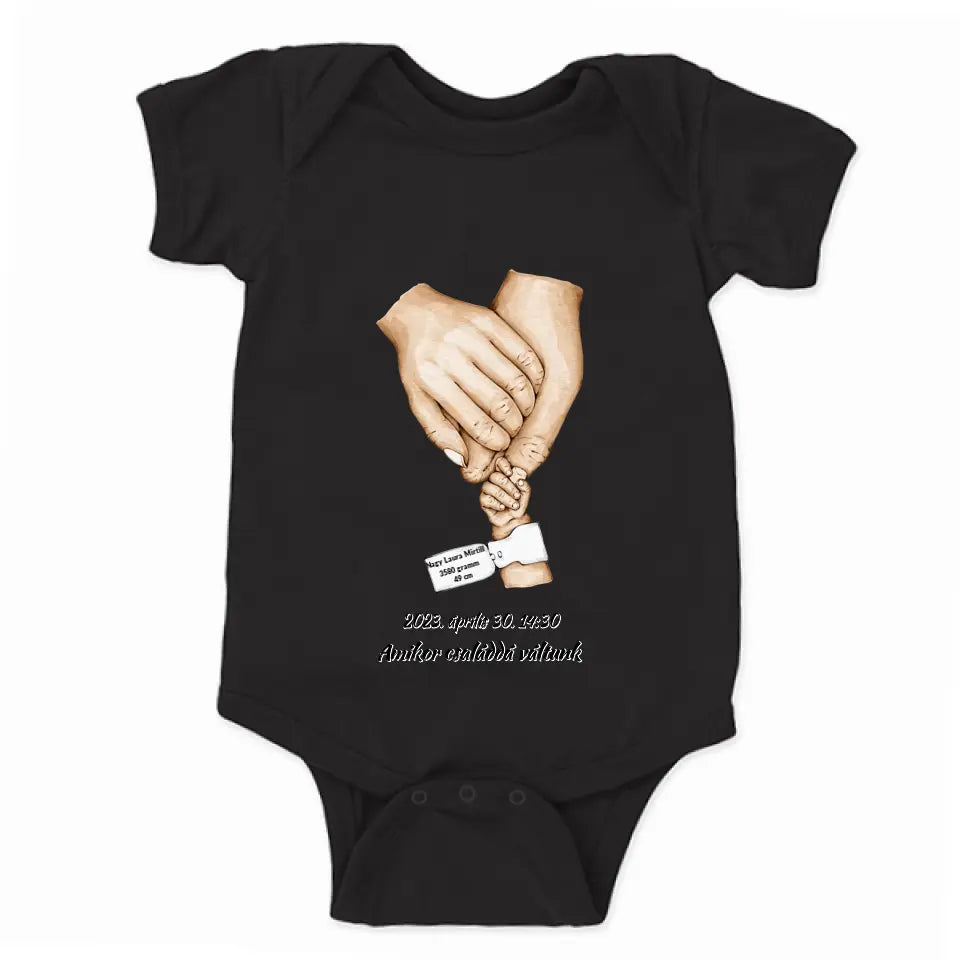 Újszülött személyre szabható baby body