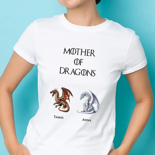 Mother of Dragons akár 6 sárkánnyal póló - női