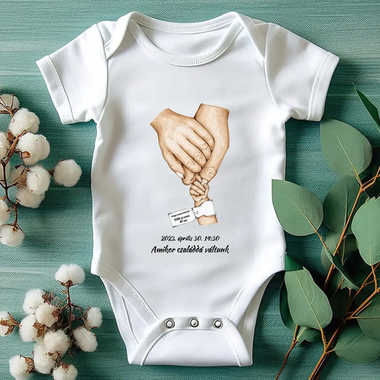 Újszülött személyre szabható baby body