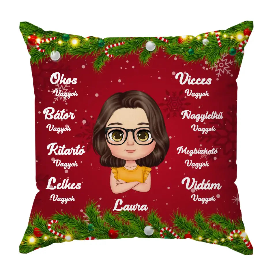 Szerkeszthető tulajdonságok párna - gyerek karakterekkel