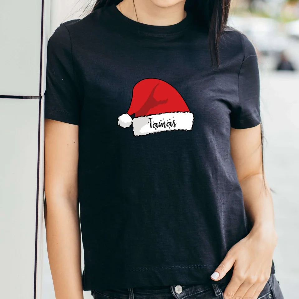 Neves karácsonyi sapka póló az egész családnak - gyerek