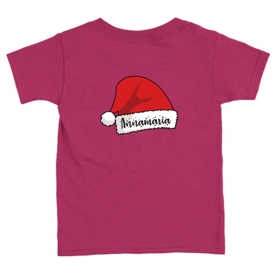 Neves karácsonyi sapka póló az egész családnak - gyerek