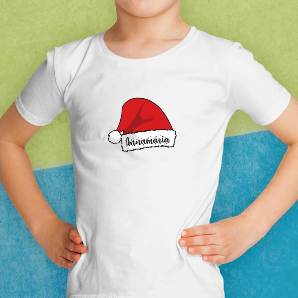 Neves karácsonyi sapka póló az egész családnak - gyerek