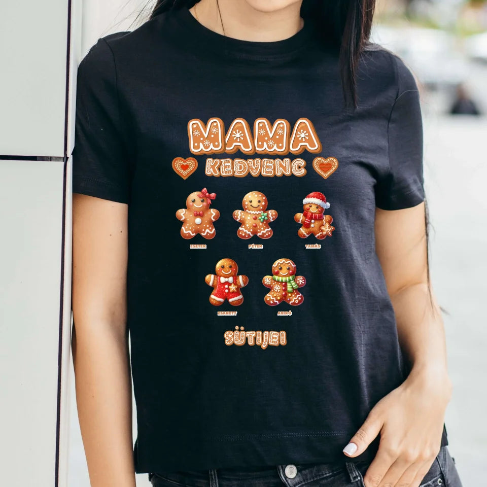 Mama kedvenc sütijei akár 10 karakterrel - női póló