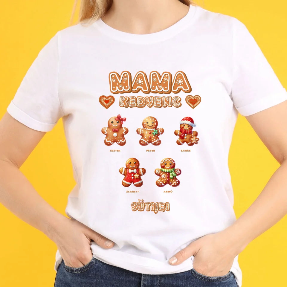Mama kedvenc sütijei akár 10 karakterrel - női póló