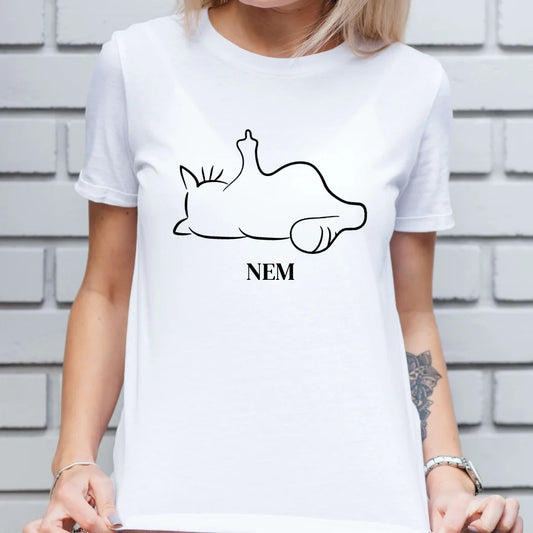 NEM - macskás női, férfi póló