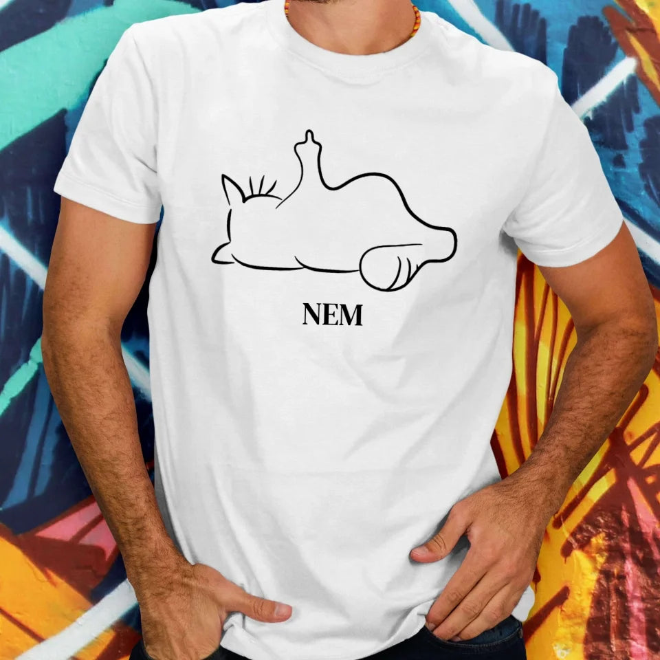 NEM - macskás női, férfi póló
