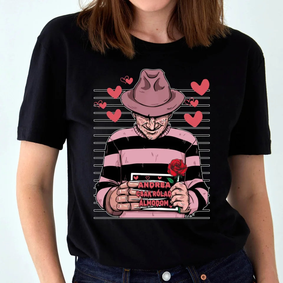 Egyedi neves - Csak rólad álmodom férfi póló