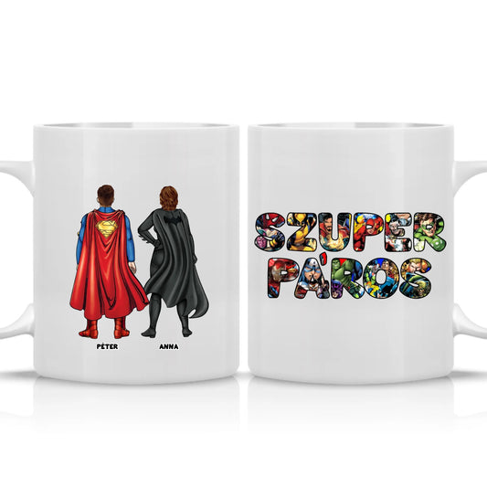 Egyedi Szuper páros bögre