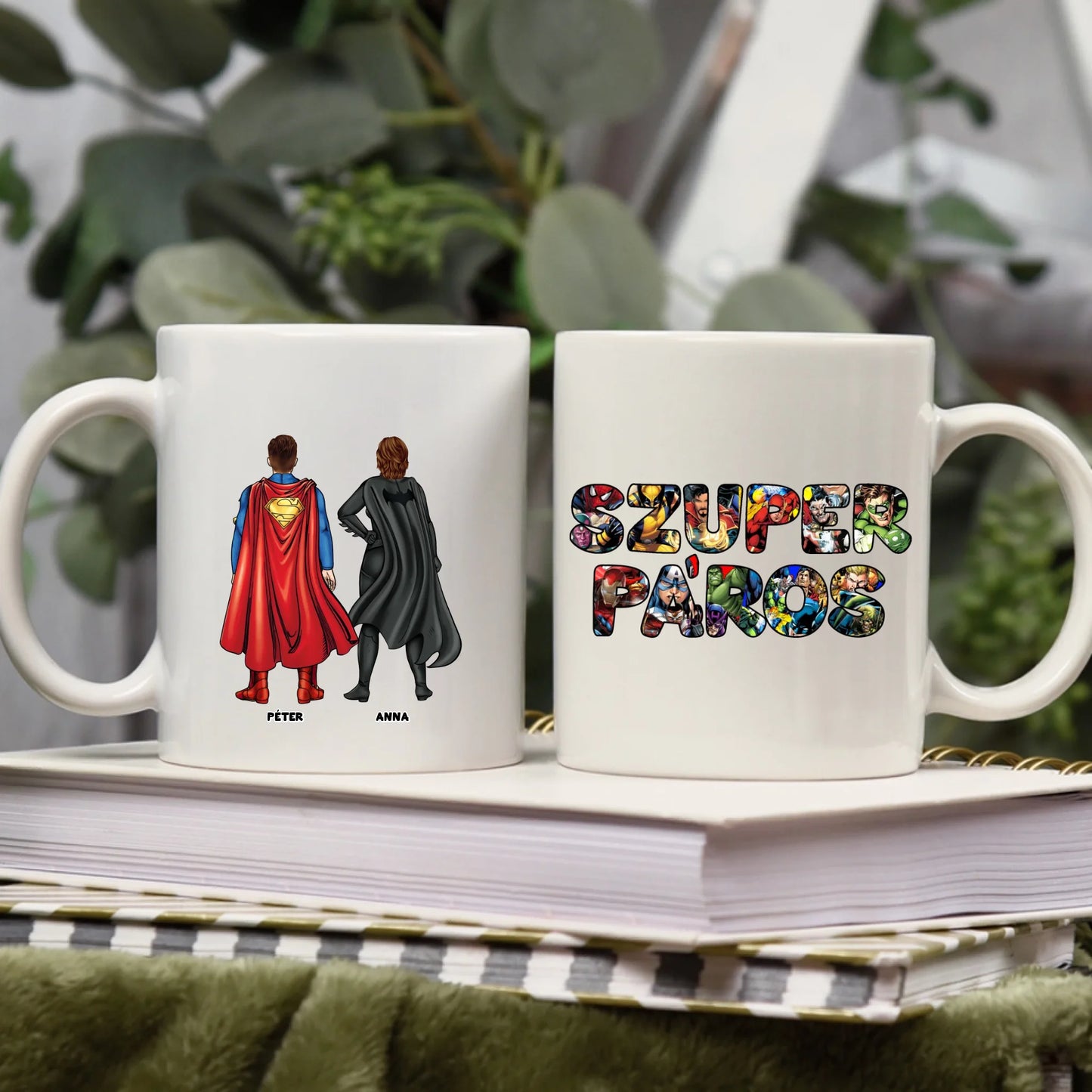 Egyedi Szuper páros bögre