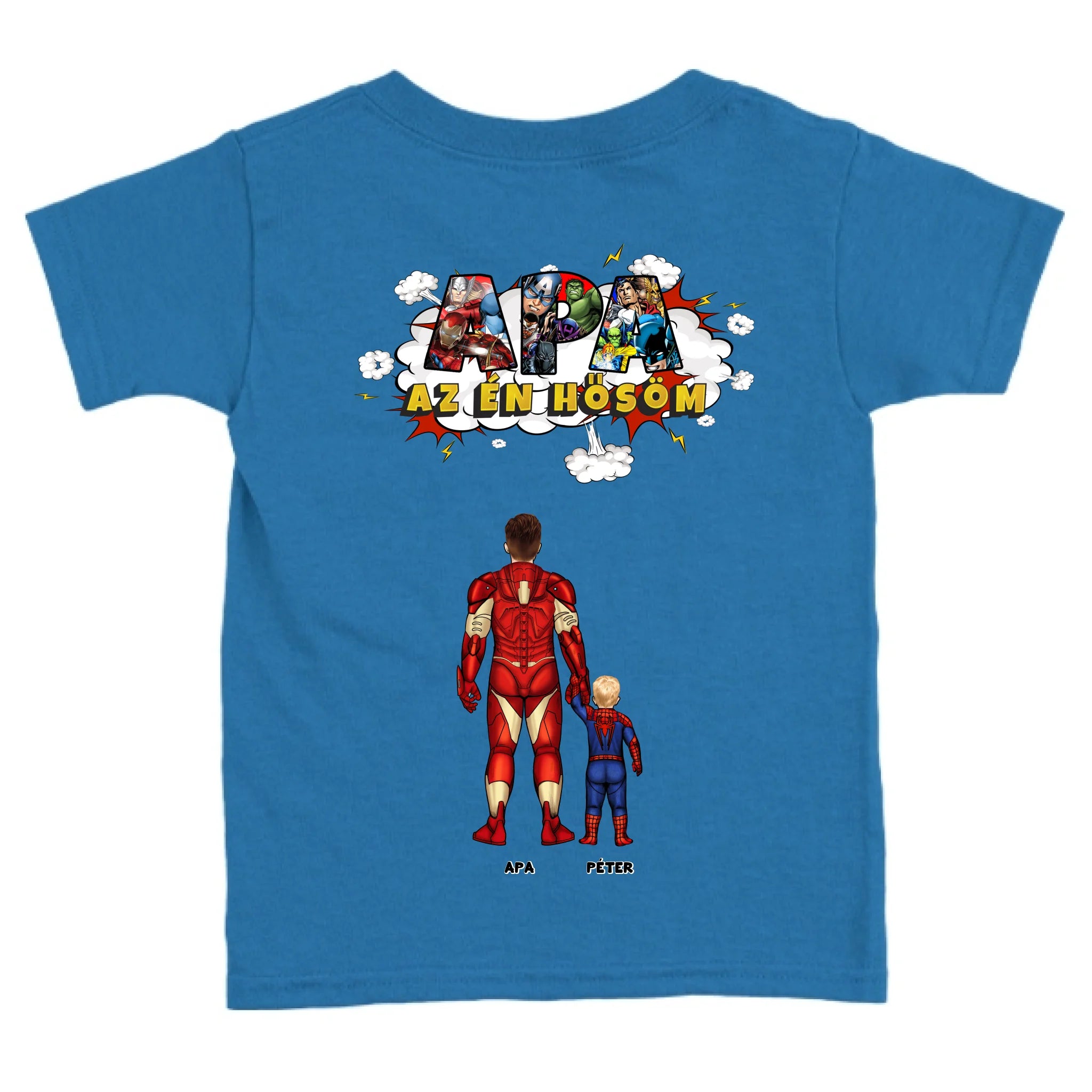 Szuper Apa akár 6 gyerekkel férfi póló
