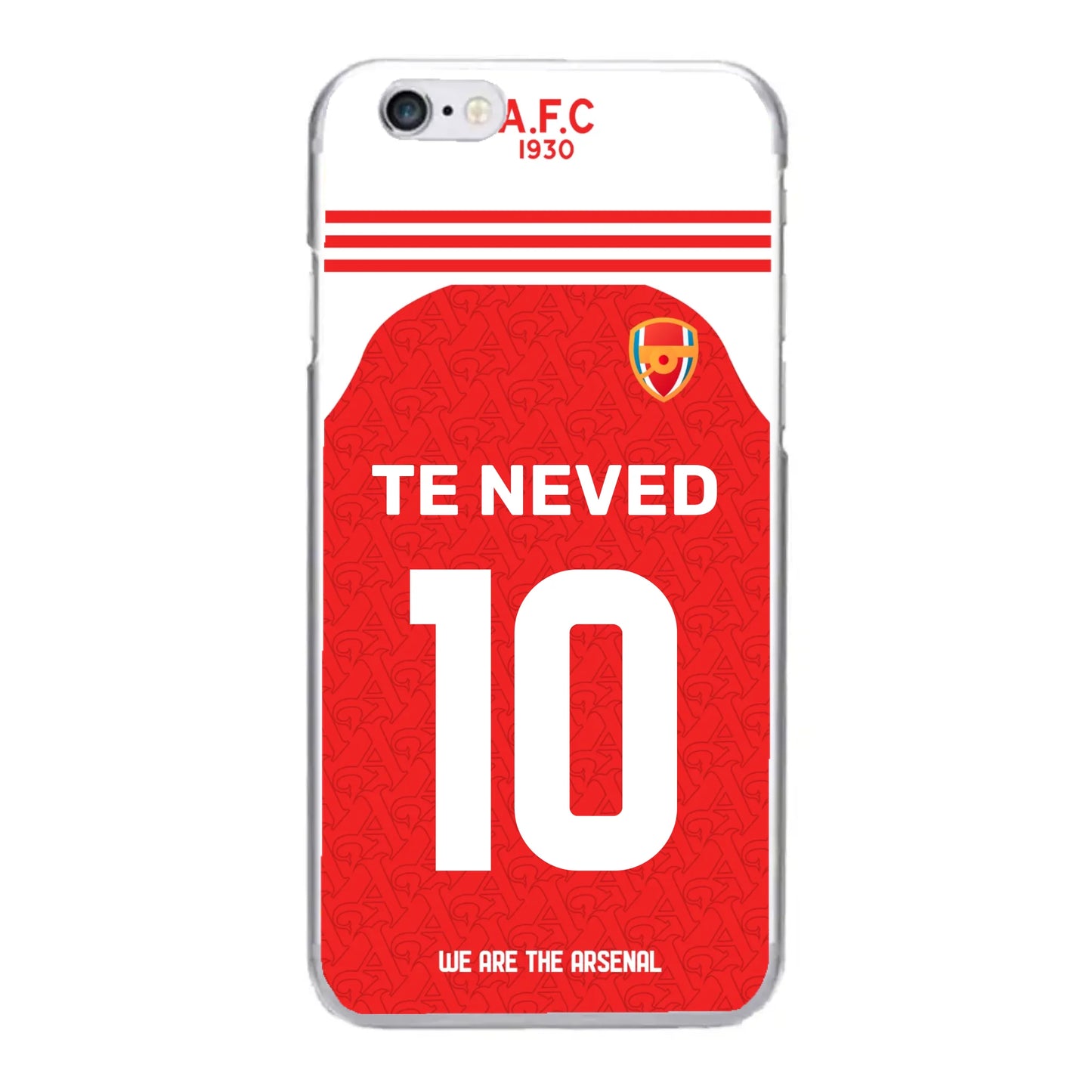 Arsenal 2025-26 egyedi neves telefontok