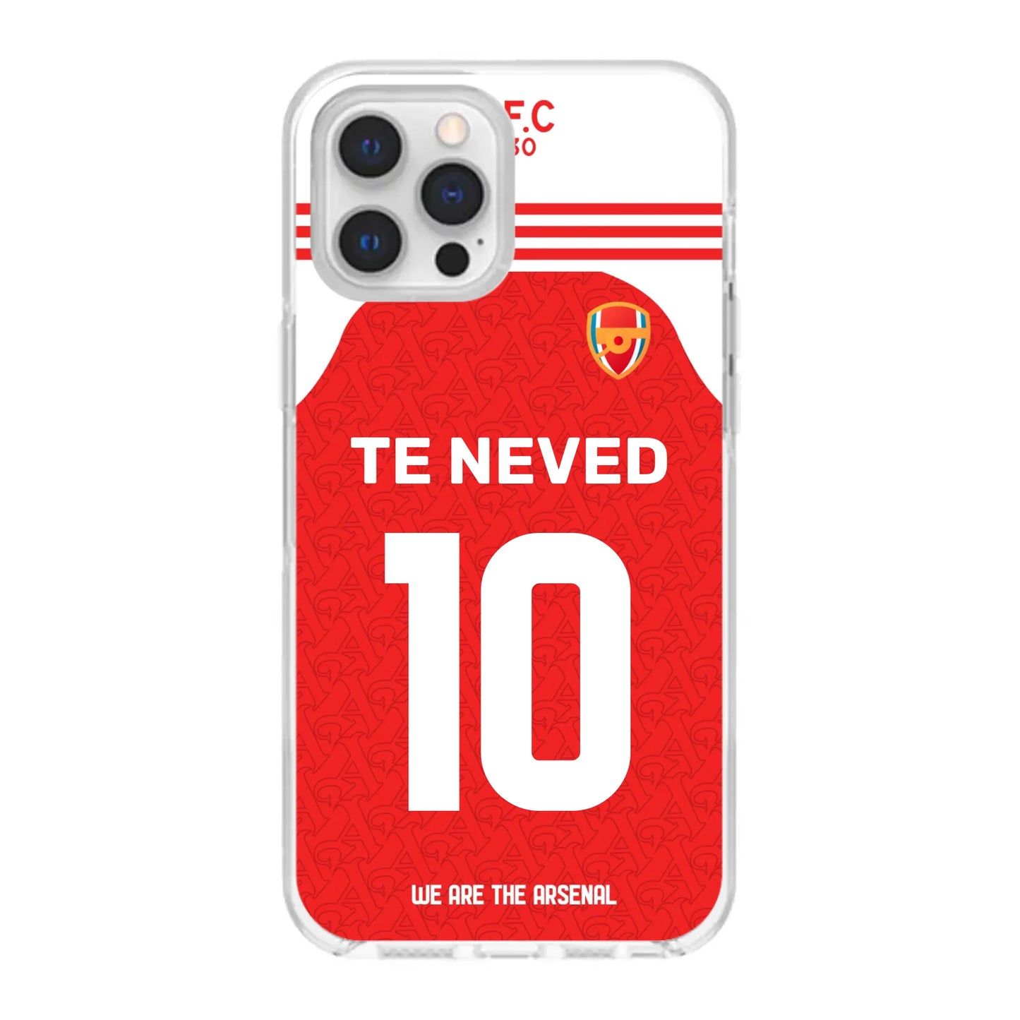 Arsenal 2025-26 egyedi neves telefontok