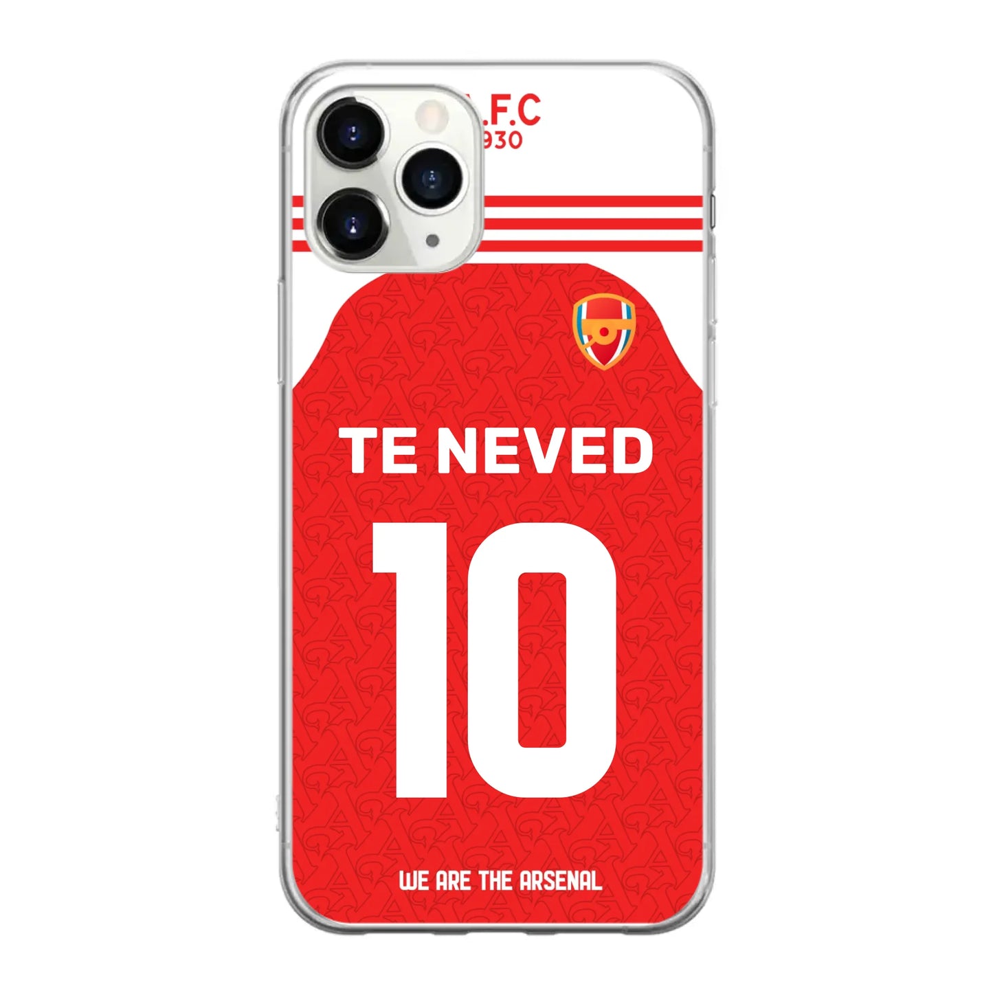 Arsenal 2025-26 egyedi neves telefontok
