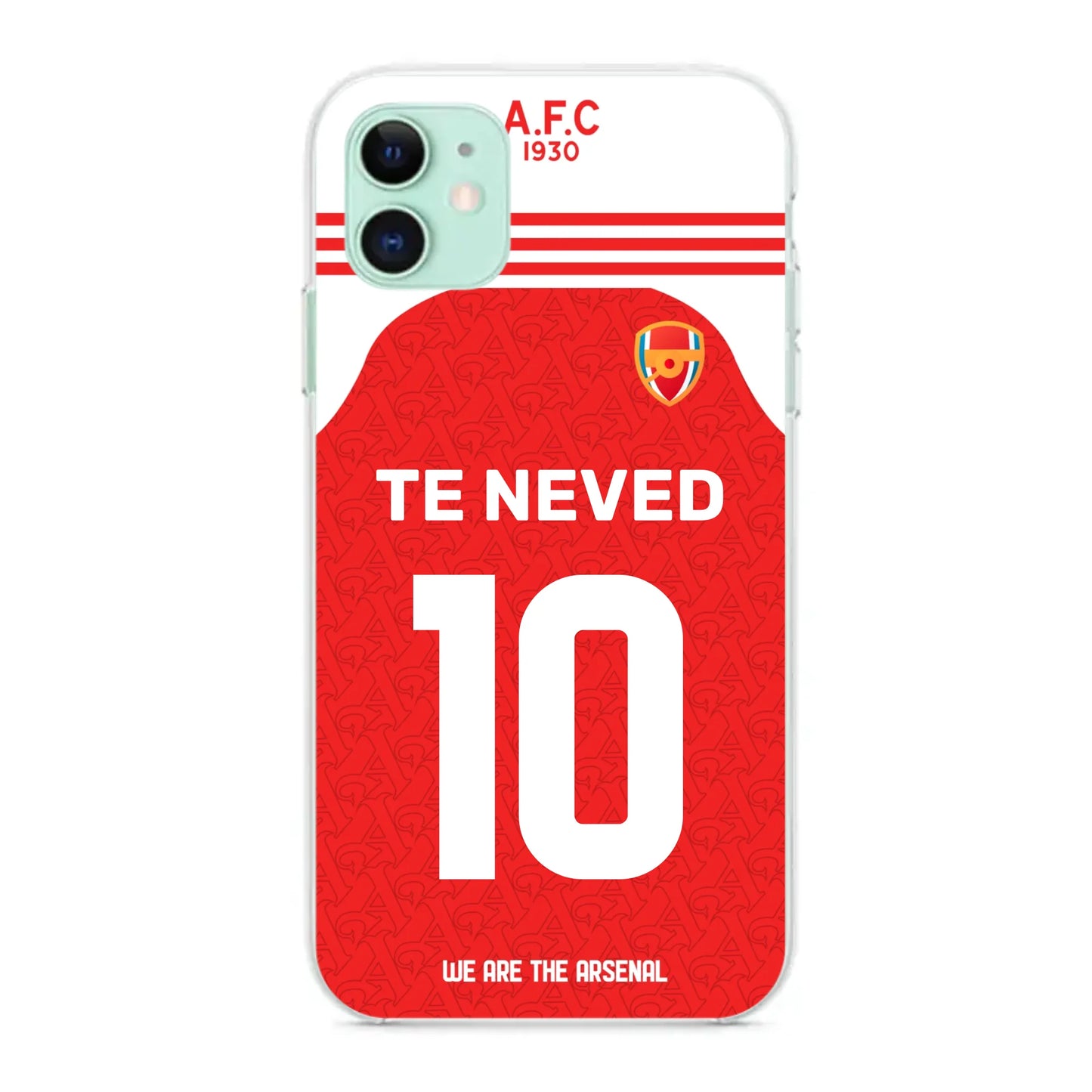 Arsenal 2025-26 egyedi neves telefontok