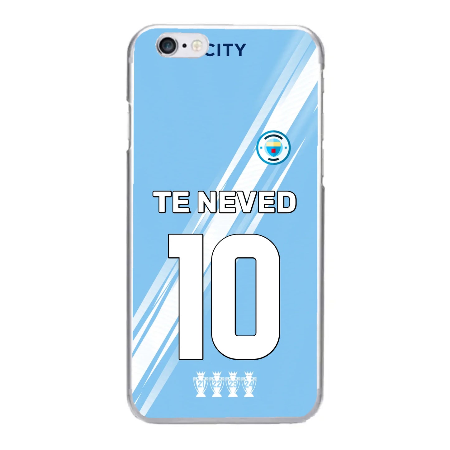 Man. City 2025-26 egyedi neves telefontok