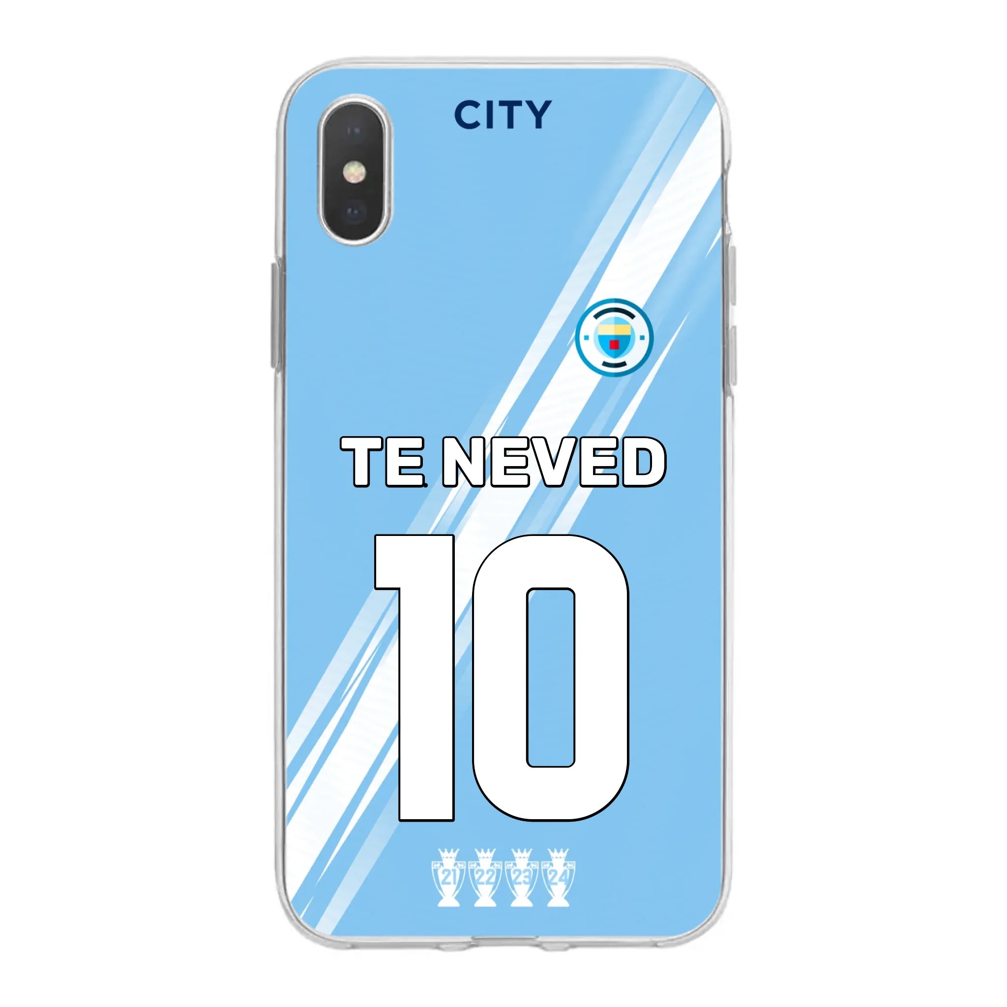 Man. City 2025-26 egyedi neves telefontok