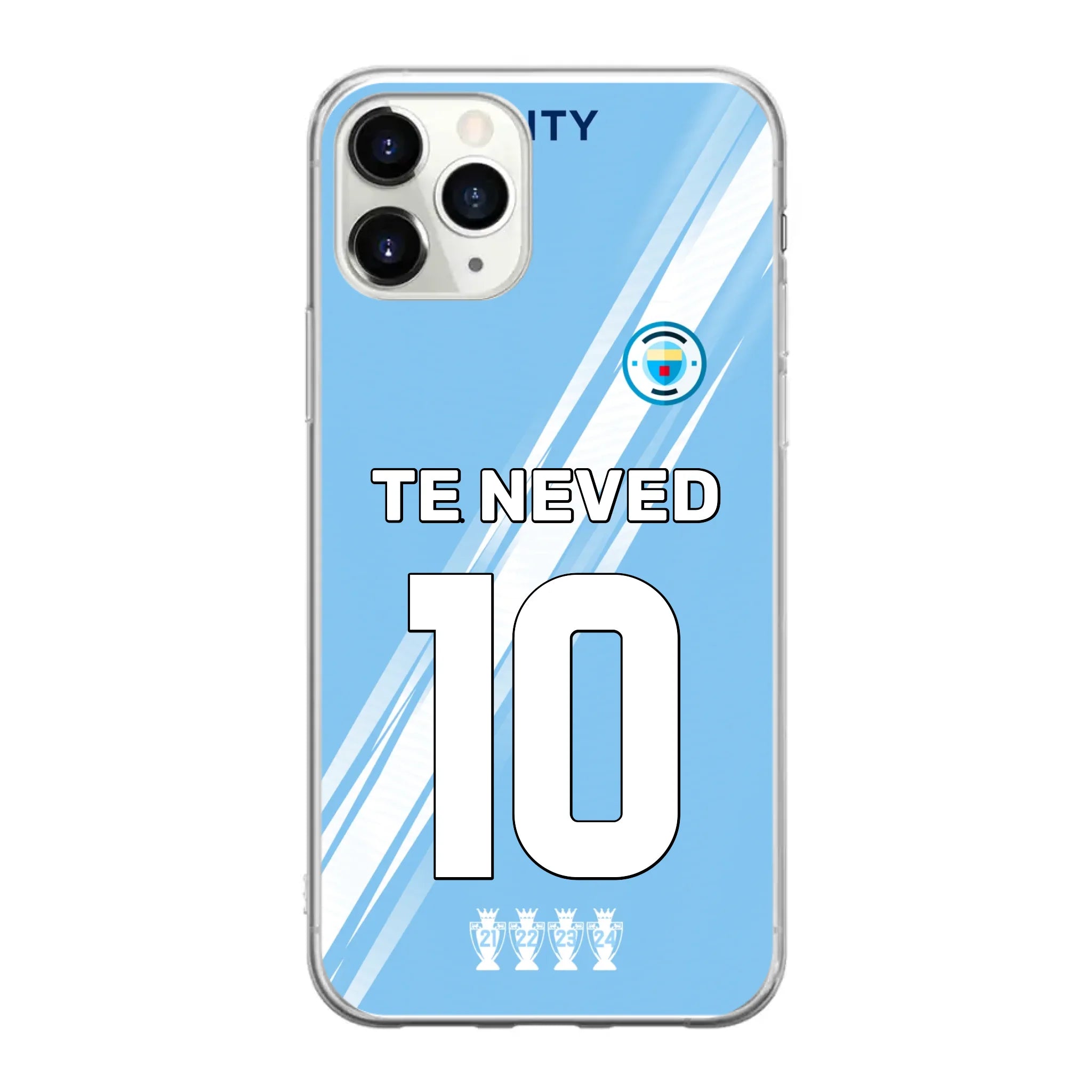 Man. City 2025-26 egyedi neves telefontok