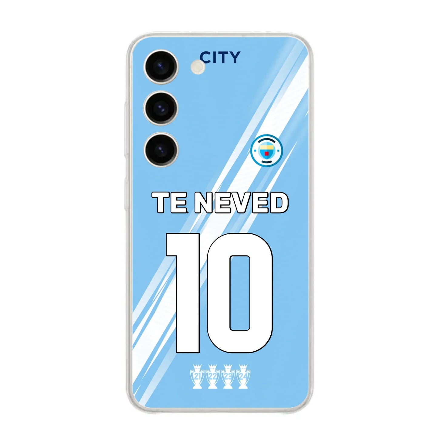 Man. City 2025-26 egyedi neves telefontok