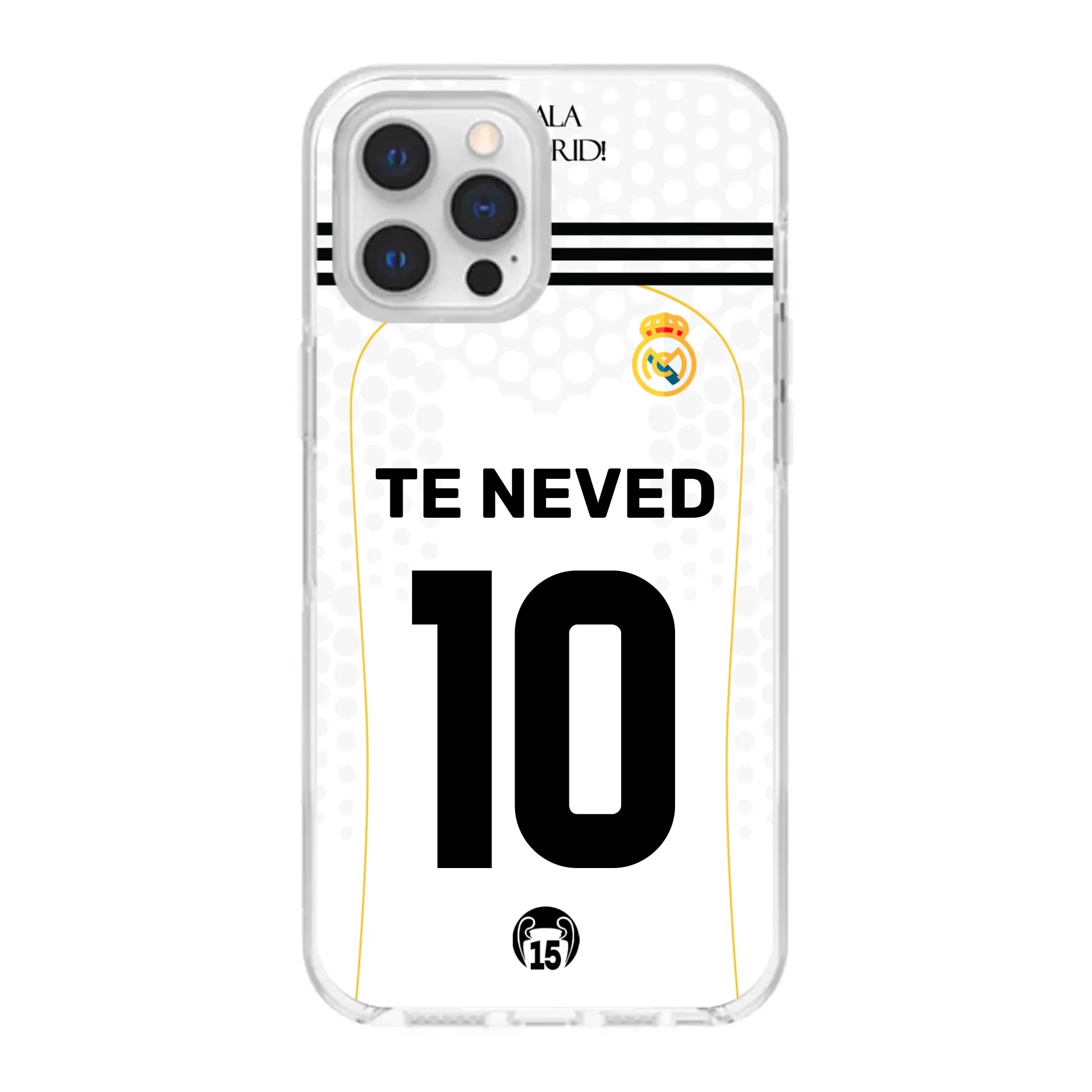Real Madrid 2025-26 egyedi neves telefontok