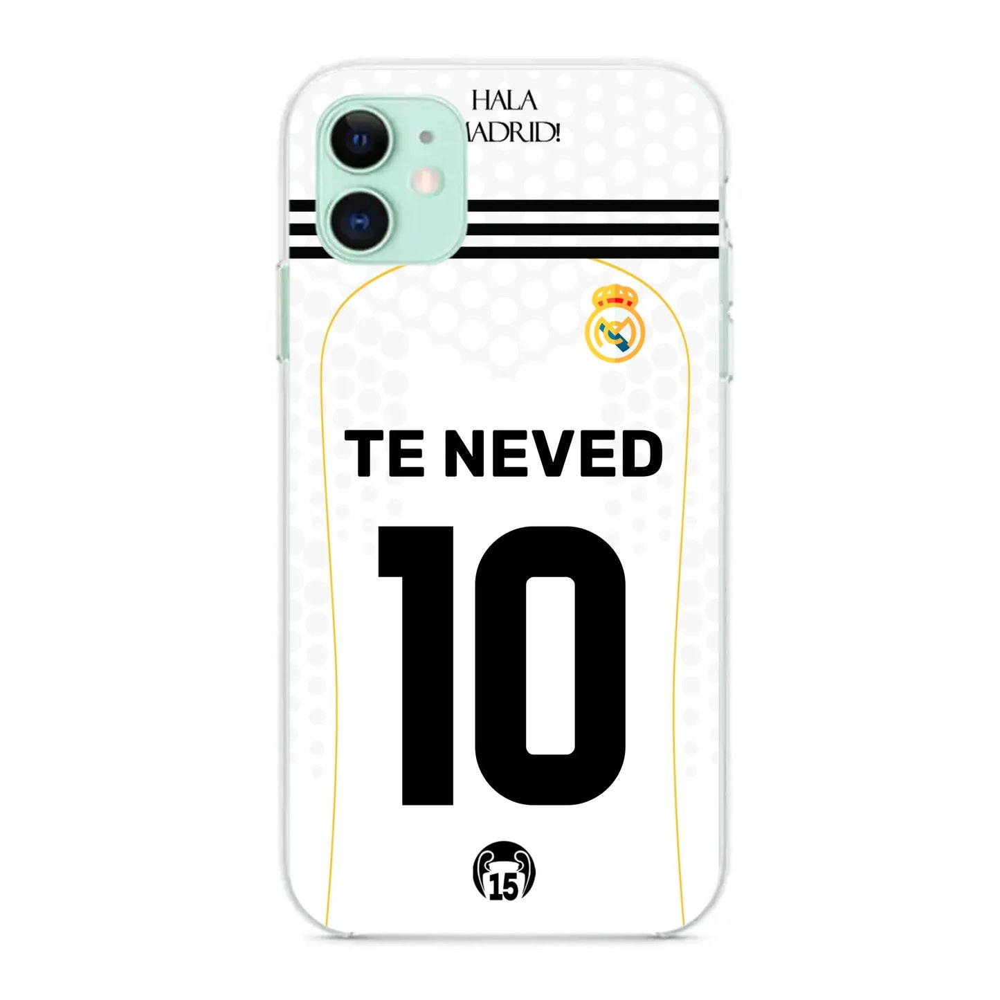 Real Madrid 2025-26 egyedi neves telefontok