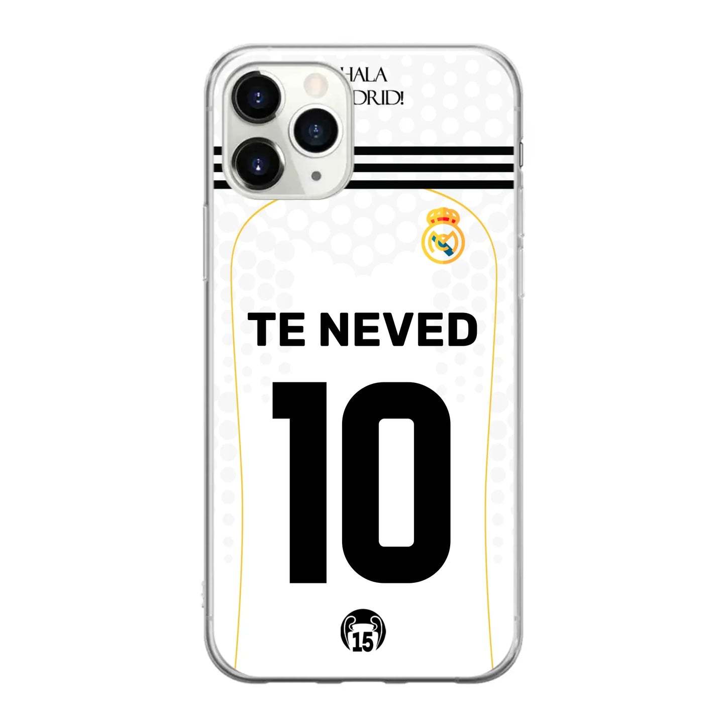 Real Madrid 2025-26 egyedi neves telefontok
