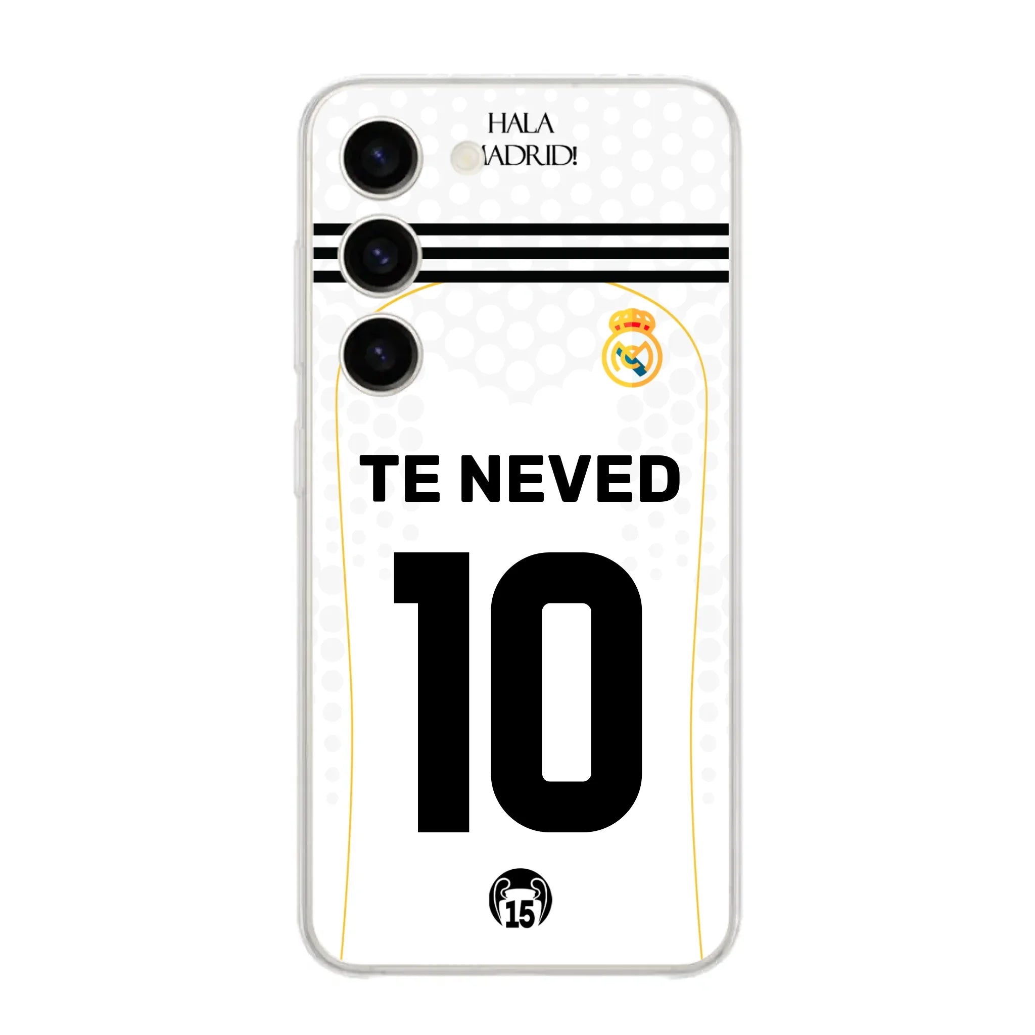 Real Madrid 2025-26 egyedi neves telefontok