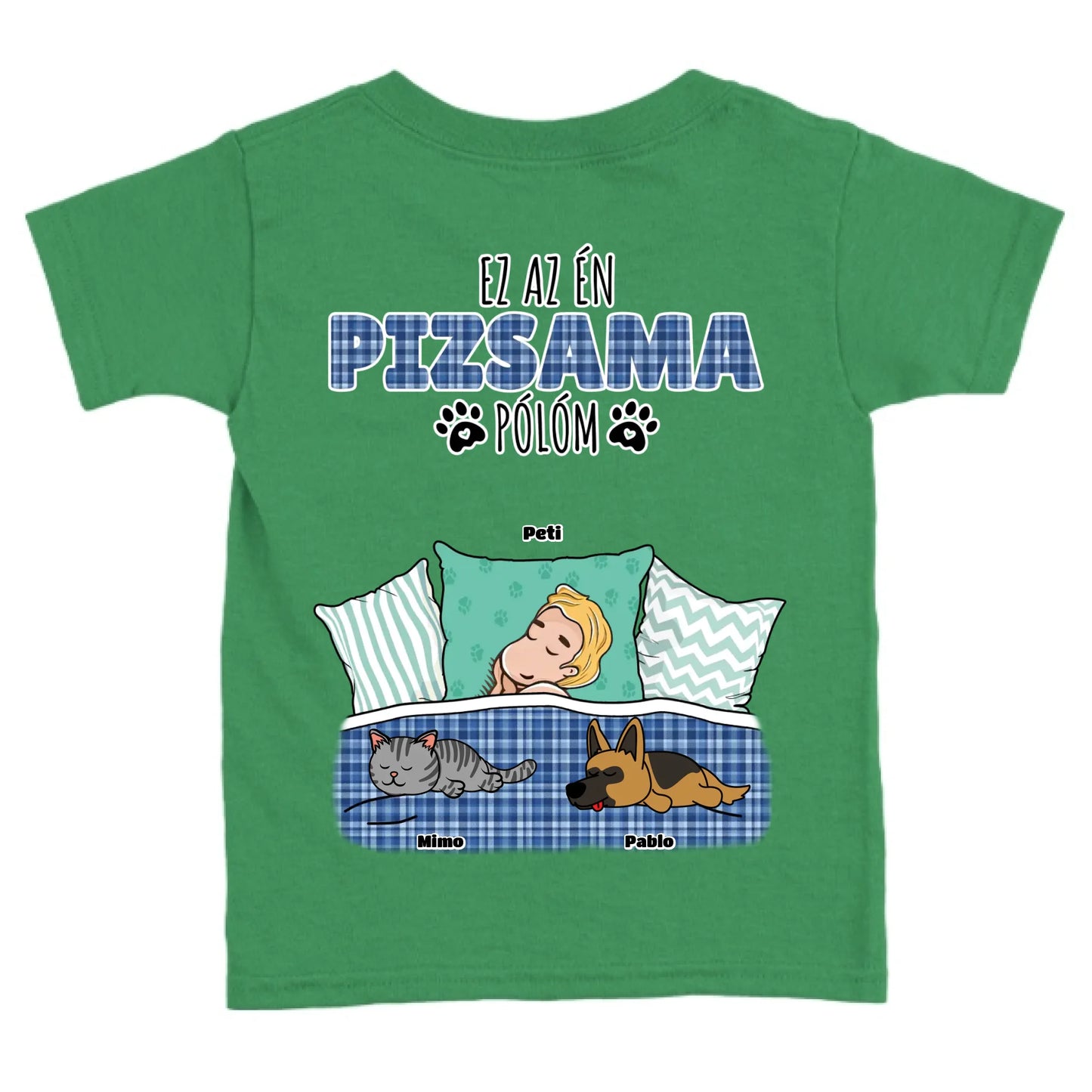 Hivatalos alvós póló egyedi gazdi és házi kedvenc design 4 - macska és kutya póló - férfi, női