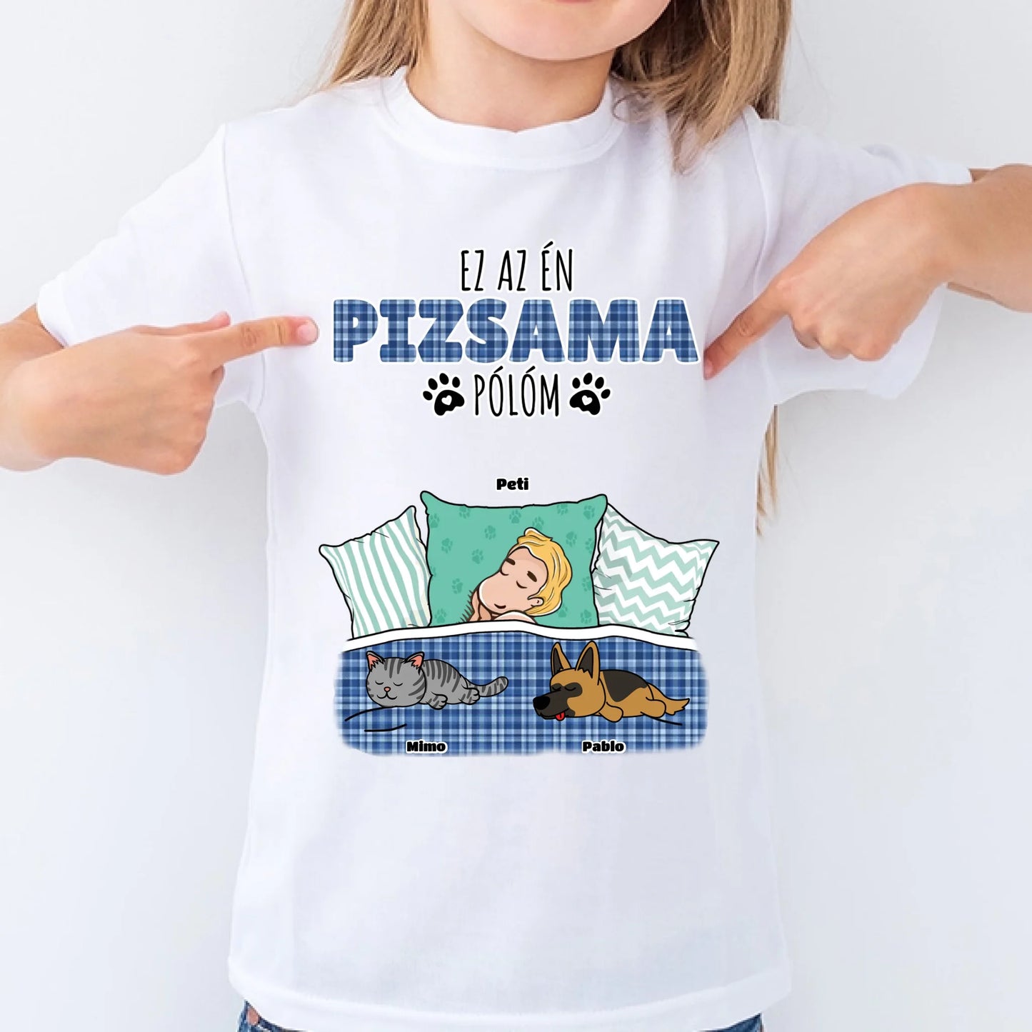 Hivatalos alvós póló egyedi gazdi és házi kedvenc design 4 - macska és kutya póló - férfi, női