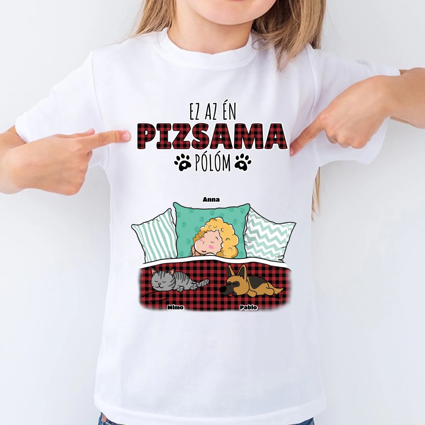 Hivatalos alvós póló egyedi gazdi és házi kedvenc design 4 - macska és kutya póló - női, férfi