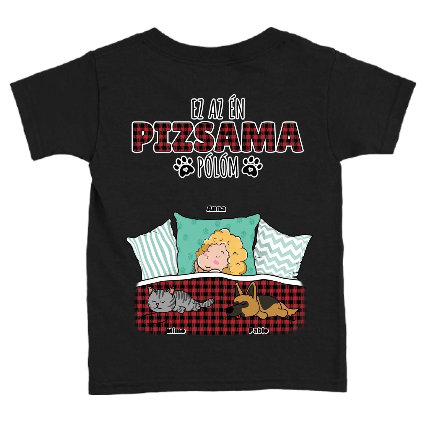 Hivatalos alvós póló egyedi gazdi és házi kedvenc design 4 - macska és kutya póló - női, férfi