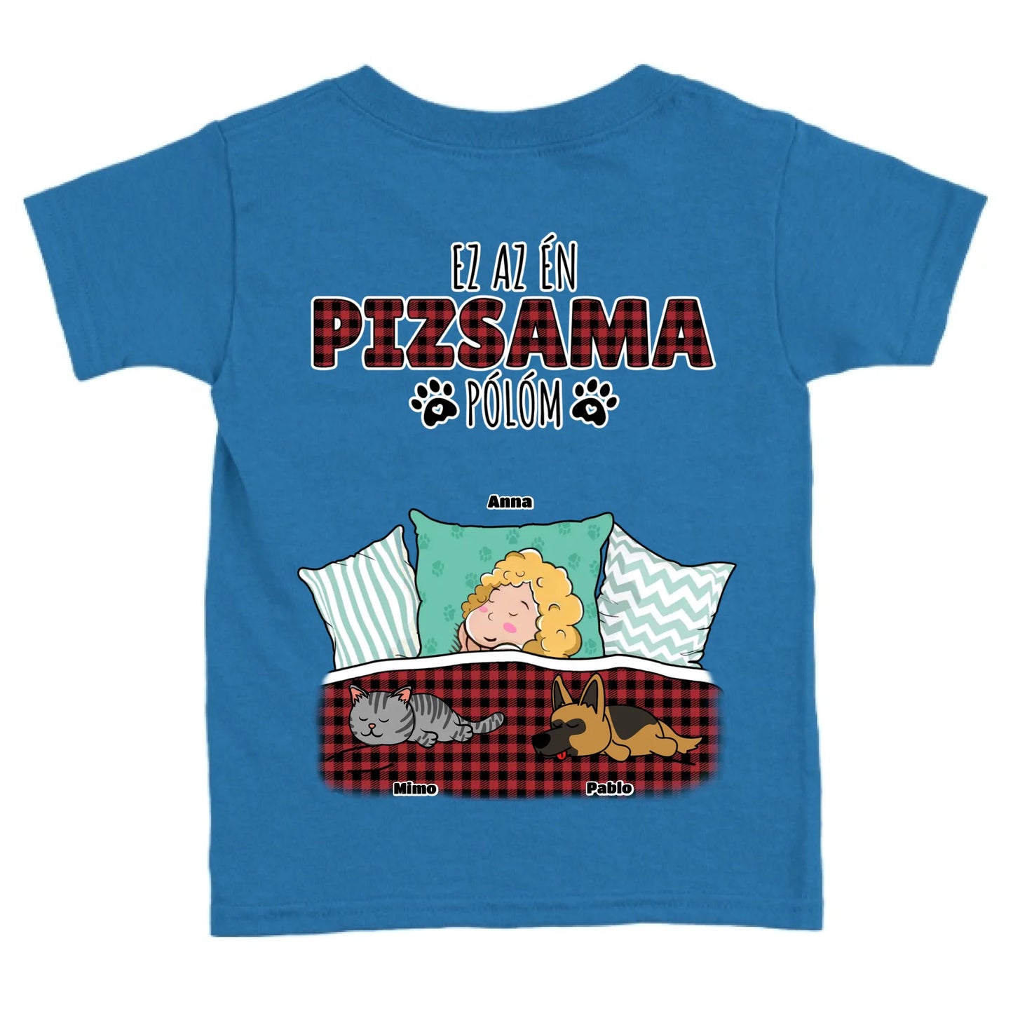 Hivatalos alvós póló egyedi gazdi és házi kedvenc design 4 - macska és kutya póló - női, férfi