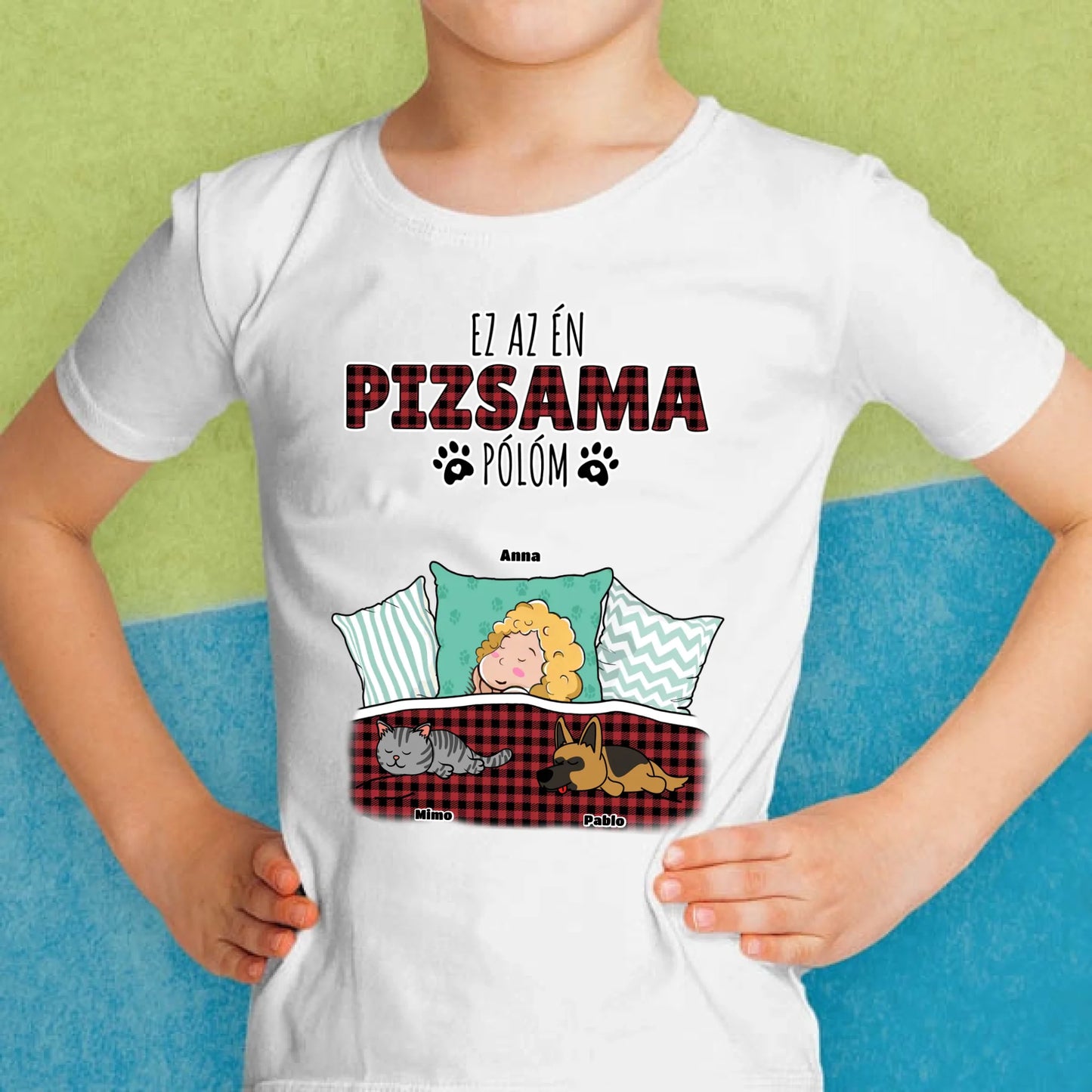 Hivatalos alvós póló egyedi gazdi és házi kedvenc design 4 - macska és kutya póló - női, férfi