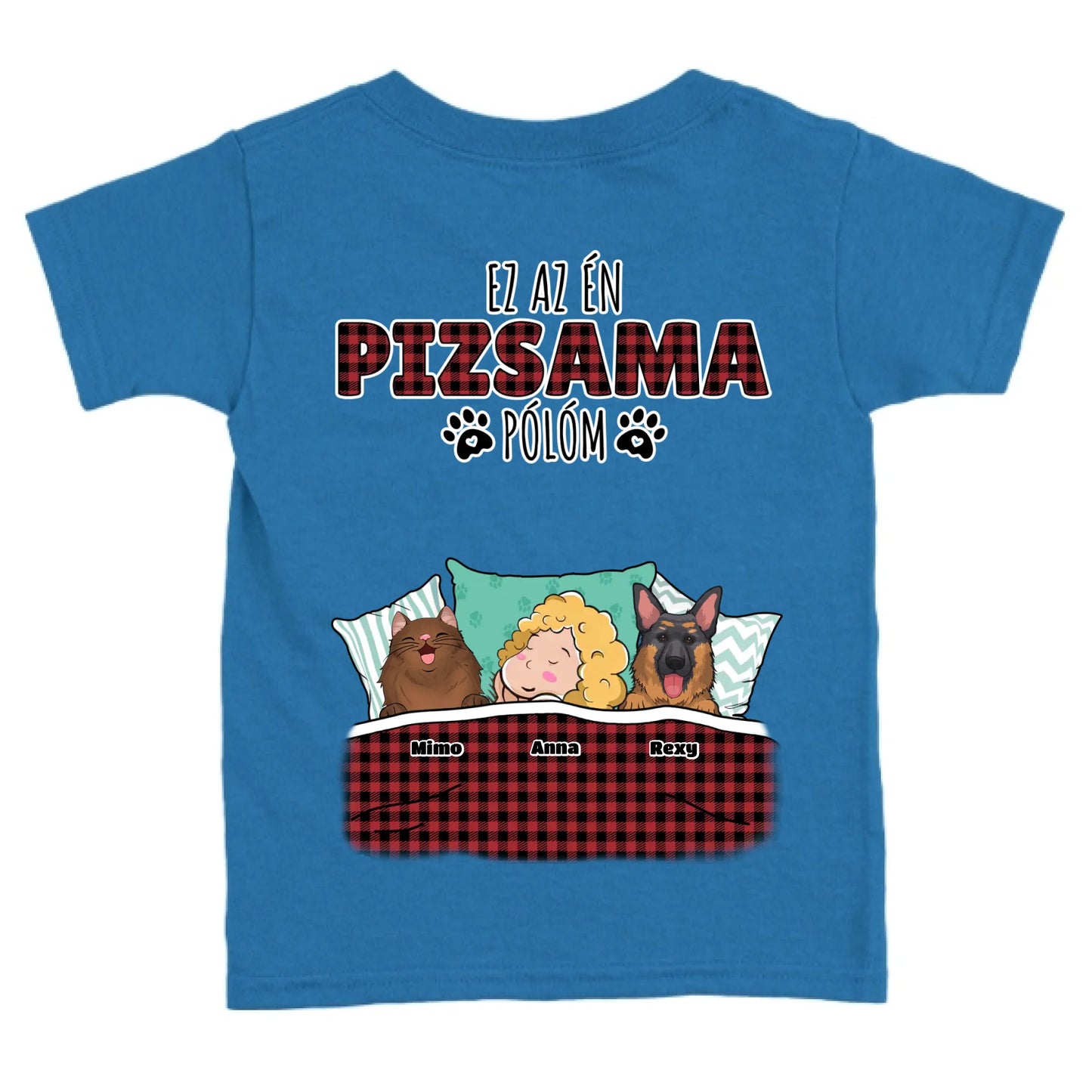 Hivatalos alvós póló egyedi gazdi és házi kedvenc design 3 - macska és kutya póló - női, férfi