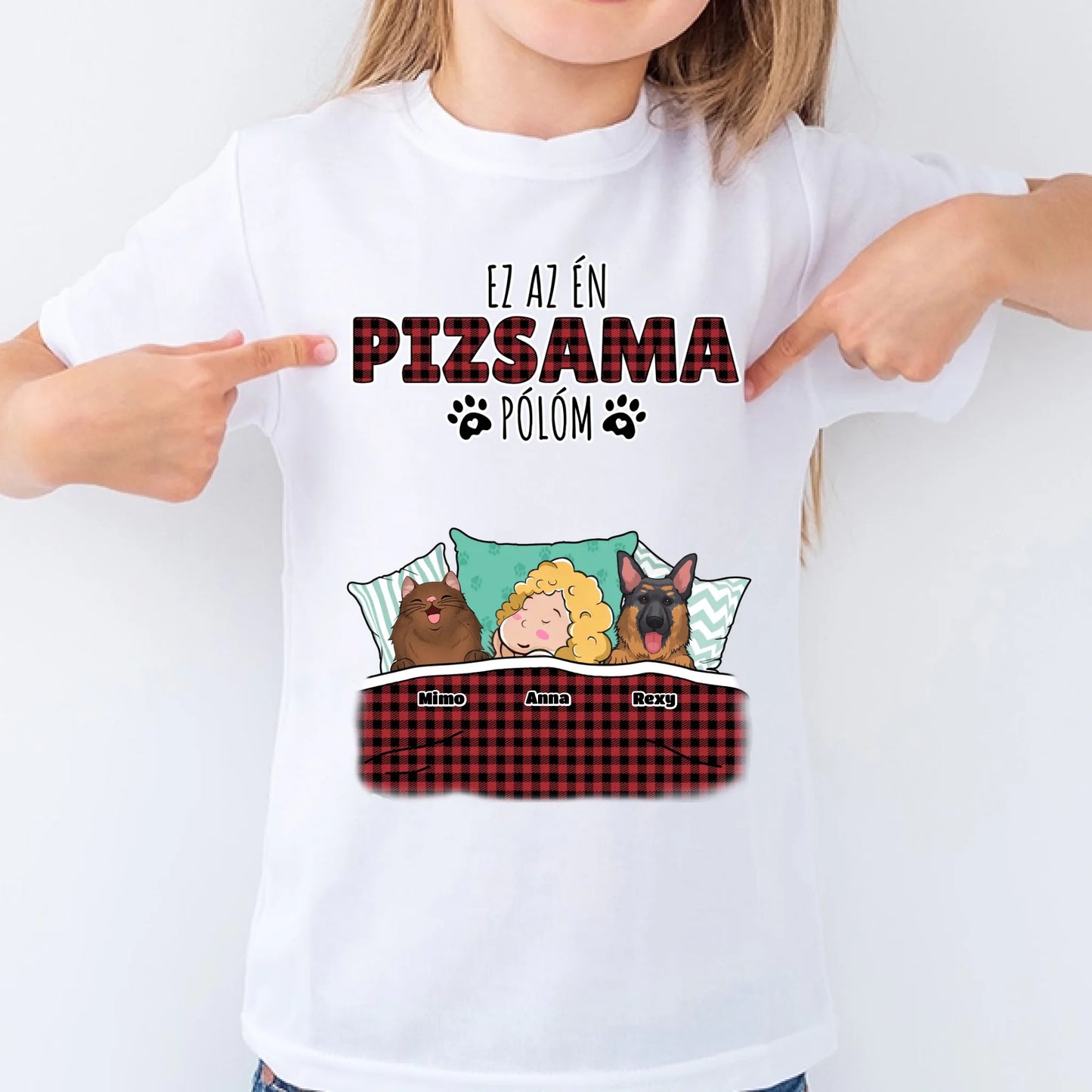 Hivatalos alvós póló egyedi gazdi és házi kedvenc design 3 - macska és kutya póló - női, férfi