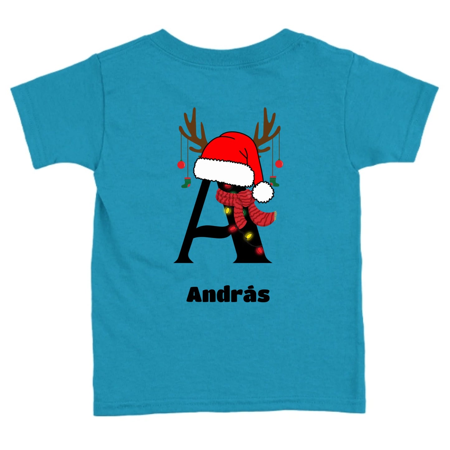 Egyedi monogramos és neves gyerek póló - sapis