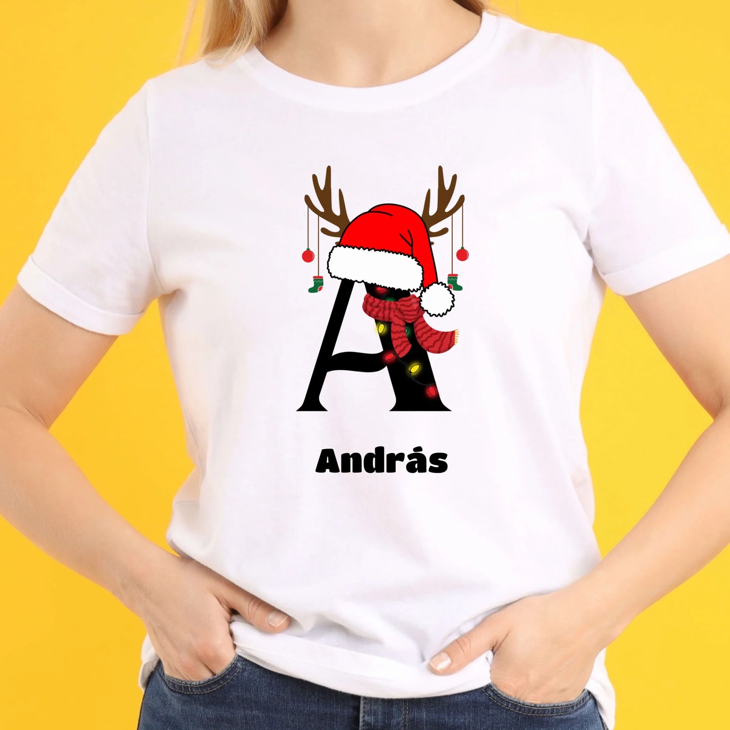 Egyedi monogramos és neves gyerek póló - sapis