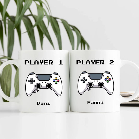 Player 1 Player 2 páros bögre (2db)